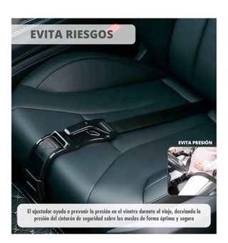 Adaptador cinturón seguridad embarazadas