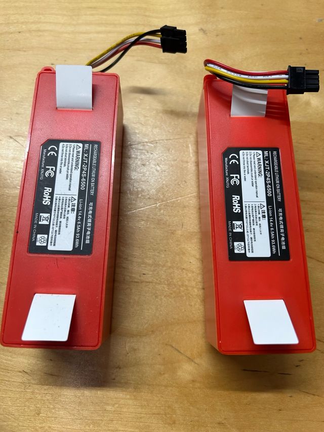 2 X Baterías ENERGUP 14.4V 6500mAh Roborock S50