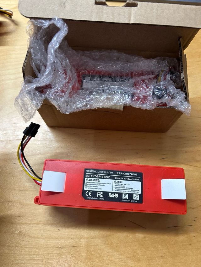 2 X Baterías ENERGUP 14.4V 6500mAh Roborock S50