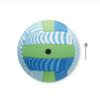 Balón Playa Neopreno 16cm Multicolor + Aguja