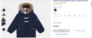 Lotto Giubbotti Bambino 9-12 mesi