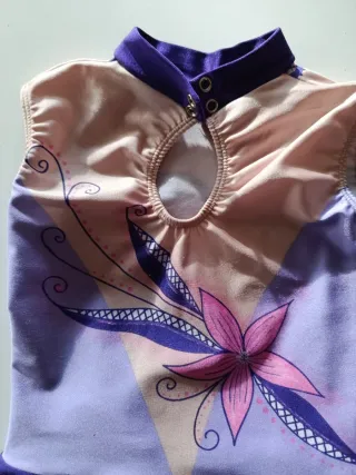 Maillot Gimnasia Rítmica Lila y Rosa