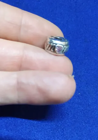 Charm Clip Mamá Madre Corazón Plat Pulsera Pandora