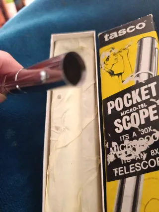 Tasco Pocket Micro-Tel Scope 30x Microscope 8x Tel