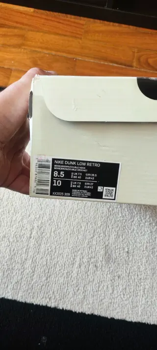 Nike Dunk LV Branco e Castanho