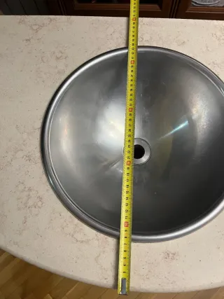 Mueble lavabo madera y metal