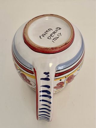 Brocca in ceramica Deruta 1 litro