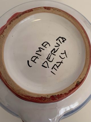 Brocca in ceramica Deruta 1 litro