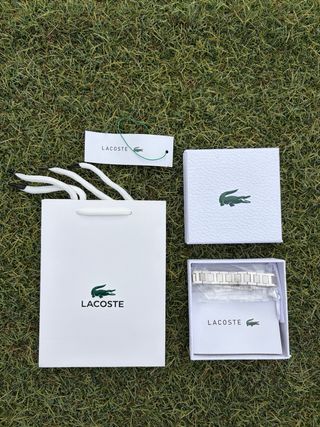 Pulsera Lacoste Hombre Acero Inoxidable Plata