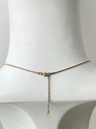 Collana con ciondolo cuore in acciaio 45 cm Nuova