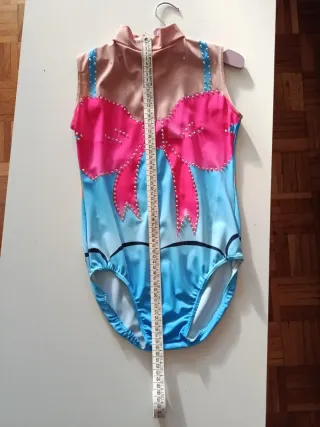 Maillot Gimnasia Rítmica Azul y Rosa
