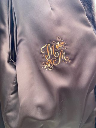 Abrigo piel E.Maynou Marrón