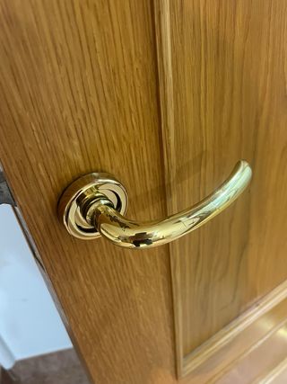 Puerta maciza roble block izquierda