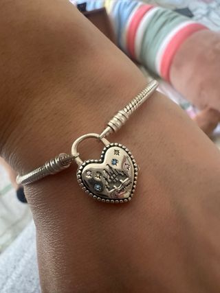 Pulsera Pandora Disney Parks Corazón Castillo