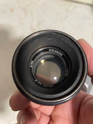 Cámara Zenit-B con objetivo Helios 44-2