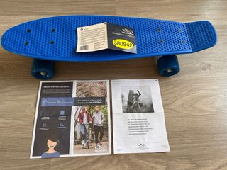 Skate HUDORA Retro Azul Nuevo