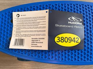 Skate HUDORA Retro Azul Nuevo