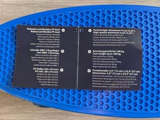 Skate HUDORA Retro Azul Nuevo