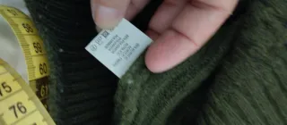 Jersey punto trenzado verde