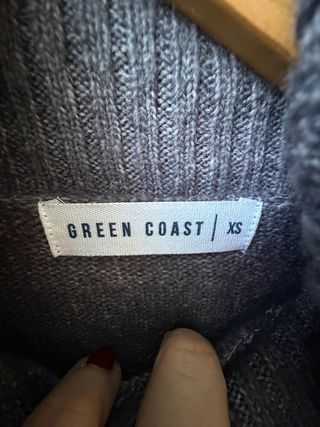 Jersey de punto gris con estrellas Talla XS