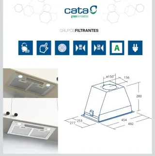 Extractor de cocina Cata GL 45 X Nuevo
