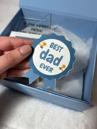 Scatola Regalo Festa Papà - Dedica