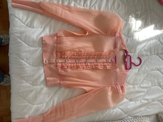 Chaquetilla Zara boda rosa