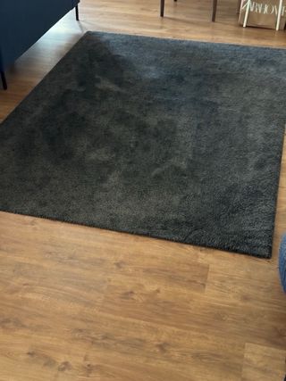 Alfombra Ikea STOENSE Gruesa Gris
