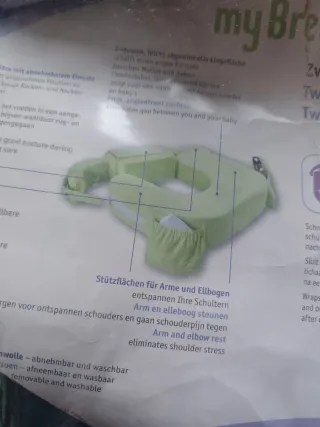 Cojín de lactancia gemelar