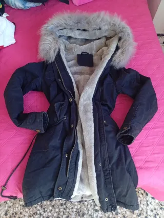 Chaqueta 3/4 con pelo