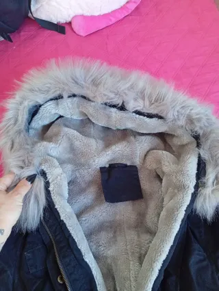 Chaqueta 3/4 con pelo
