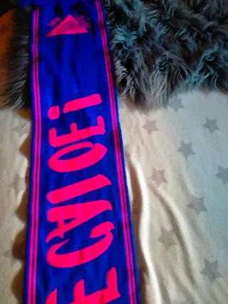 Bufanda Cádiz CF Mujer Rosa y Azul