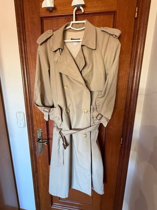 Gabardina Beige Mujer