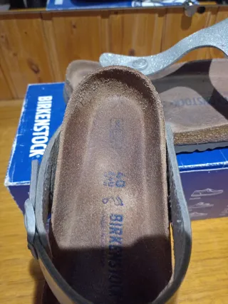 Sandalias Birkenstock Talla 40 Plata