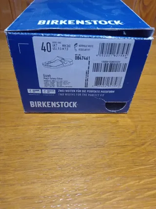 Sandalias Birkenstock Talla 40 Plata