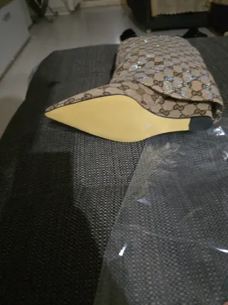 Botas Gucci Marrones y Doradas