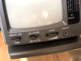 Mini TV Blanco y Negro Silvan