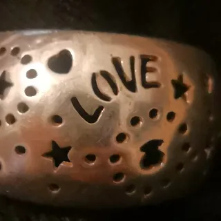 Anello argento Love con stelle