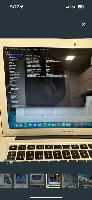 MacBook Air 13 Plata