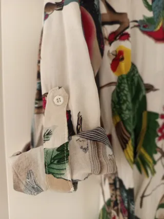 Camisola Mulaya Tropical Pájaros Talla S