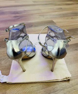 Sandalias Jimmy Choo Plateadas Talla 36