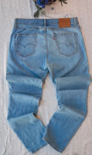 Levi's 511 Jeans Uomo W34 L36-Denim chiaro-Slim Ft