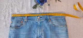 Levi's 511 Jeans Uomo W34 L36-Denim chiaro-Slim Ft