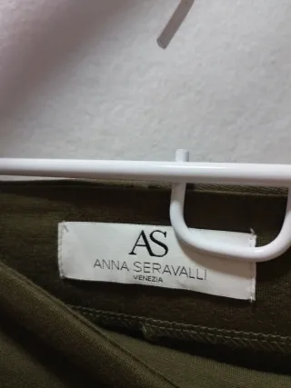 Pantalón recto verde oliva