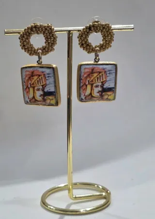 Orecchini vintage Caltagirone