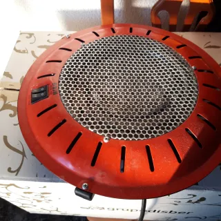 Brasero eléctrico calor naranja