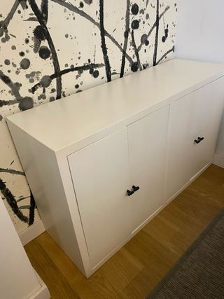 Mueble lacado blanco madera