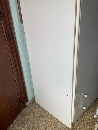 Armario blanco grande 136x218