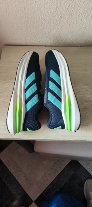 Zapatillas running Adidas Galaxy Hombre Azul/Verde