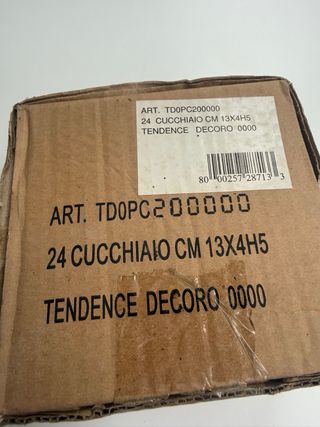 24 Cucchiai Ceramica Bianca